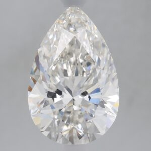 3.2 carat, G colour, VS2 clarity, Pear shape, Lab Grown Diamond.