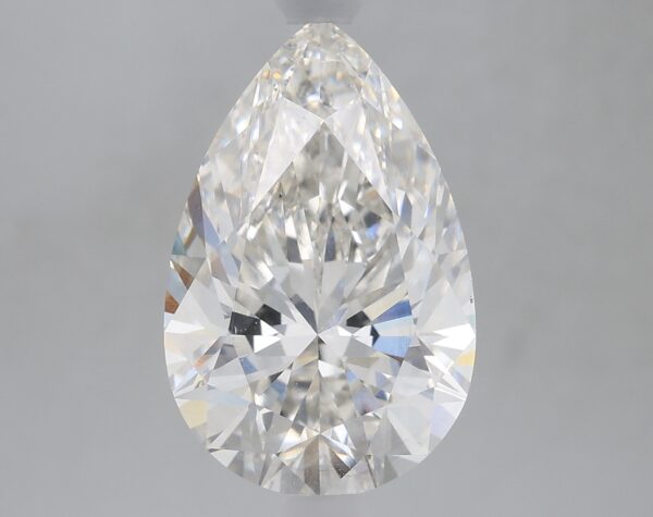 3.2 carat, G colour, VS2 clarity, Pear shape, Lab Grown Diamond.