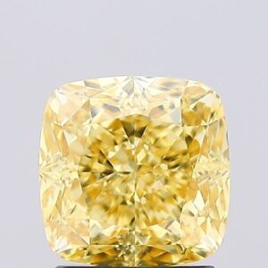 1.74 carat,  colour, VVS2 clarity, Cushion shape, Lab Grown Diamond.
