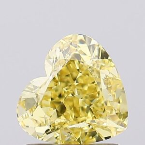 1.35 carat,  colour, VVS2 clarity, Heart shape, Lab Grown Diamond.