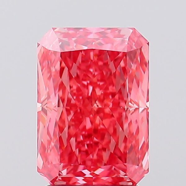 2.55 carat,  colour, VVS2 clarity, Radiant shape, Lab Grown Diamond.