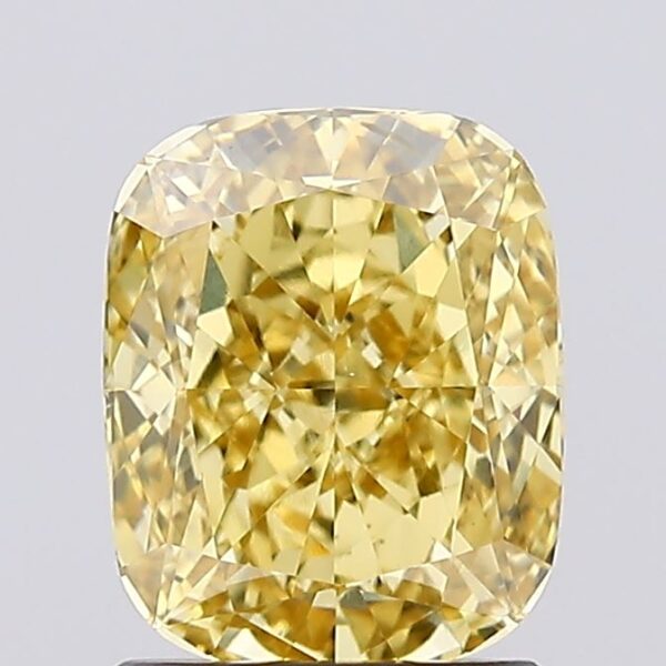 1.59 carat,  colour, VS1 clarity, Cushion shape, Lab Grown Diamond.