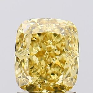 1.6 carat,  colour, VVS2 clarity, Cushion shape, Lab Grown Diamond.