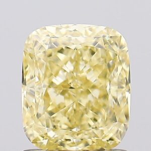 1.37 carat,  colour, VS1 clarity, Cushion shape, Lab Grown Diamond.