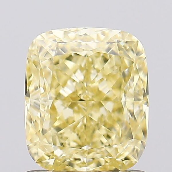 1.37 carat,  colour, VS1 clarity, Cushion shape, Lab Grown Diamond.
