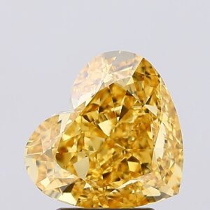 3 carat,  colour, VS2 clarity, Heart shape, Lab Grown Diamond.
