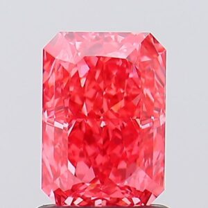 1.38 carat,  colour, VS1 clarity, Radiant shape, Lab Grown Diamond.