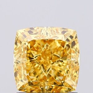 1.18 carat,  colour, VS1 clarity, Cushion shape, Lab Grown Diamond.