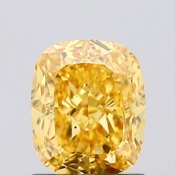 1.19 carat,  colour, VS1 clarity, Cushion shape, Lab Grown Diamond.