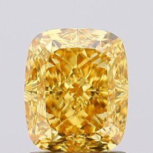 1.47 carat,  colour, VVS2 clarity, Cushion shape, Lab Grown Diamond.