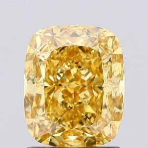 1.52 carat,  colour, VS1 clarity, Cushion shape, Lab Grown Diamond.