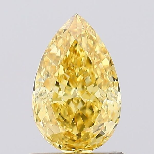 1 carat,  colour, SI1 clarity, Pear shape, Lab Grown Diamond.