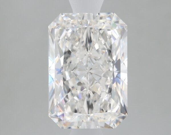 1.66 carat, F colour, VS1 clarity, Radiant shape, Lab Grown Diamond.