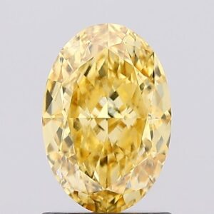 1.29 carat,  colour, VVS2 clarity, Oval shape, Lab Grown Diamond.