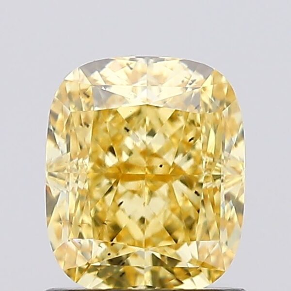 1.18 carat,  colour, VS2 clarity, Cushion shape, Lab Grown Diamond.