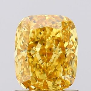 1.23 carat,  colour, VS1 clarity, Cushion shape, Lab Grown Diamond.
