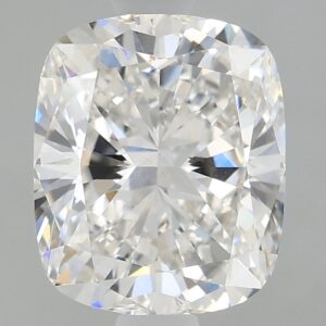 1.68 carat, G colour, VS1 clarity, Cushion shape, Lab Grown Diamond.