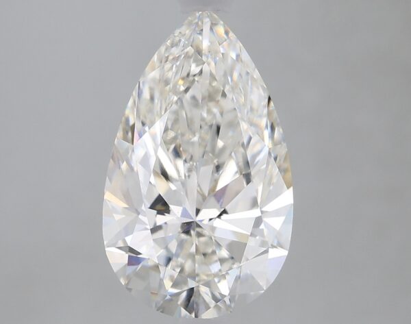 2.12 carat, G colour, VS1 clarity, Pear shape, Lab Grown Diamond.