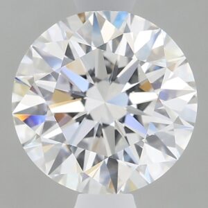 1.31 carat, D colour, VS1 clarity, Round shape, Lab Grown Diamond.