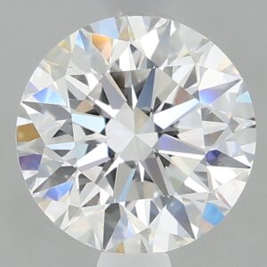 1.29 carat, D colour, VS2 clarity, Round shape, Lab Grown Diamond.