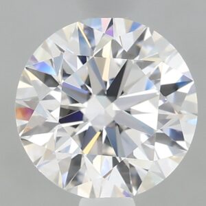 1.23 carat, E colour, IF clarity, Round shape, Lab Grown Diamond.