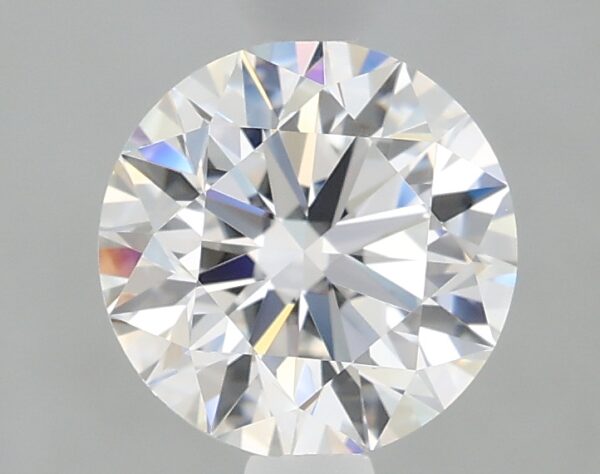 1.23 carat, E colour, IF clarity, Round shape, Lab Grown Diamond.
