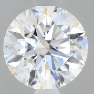 1.26 carat, E colour, VVS2 clarity, Round shape, Lab Grown Diamond.