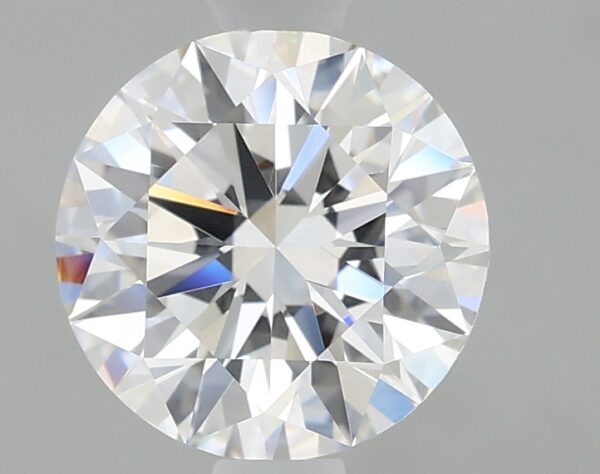 1.22 carat, E colour, VVS2 clarity, Round shape, Lab Grown Diamond.