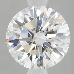 1.11 carat, F colour, IF clarity, Round shape, Lab Grown Diamond.