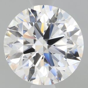 1.23 carat, E colour, VVS1 clarity, Round shape, Lab Grown Diamond.