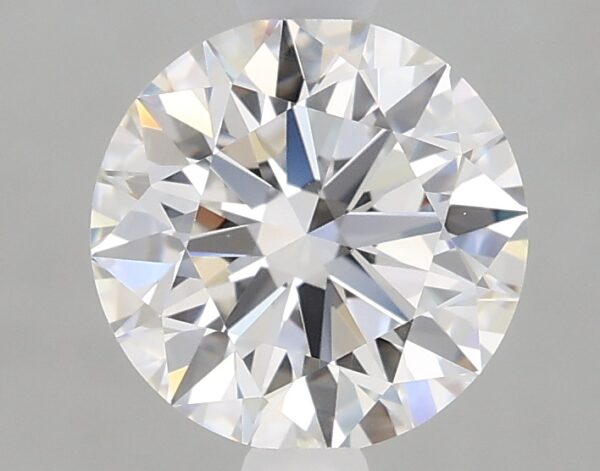 1.26 carat, E colour, VVS2 clarity, Round shape, Lab Grown Diamond.