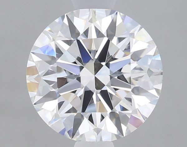 1.23 carat, E colour, VVS2 clarity, Round shape, Lab Grown Diamond.