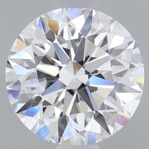 1.23 carat, E colour, VVS2 clarity, Round shape, Lab Grown Diamond.