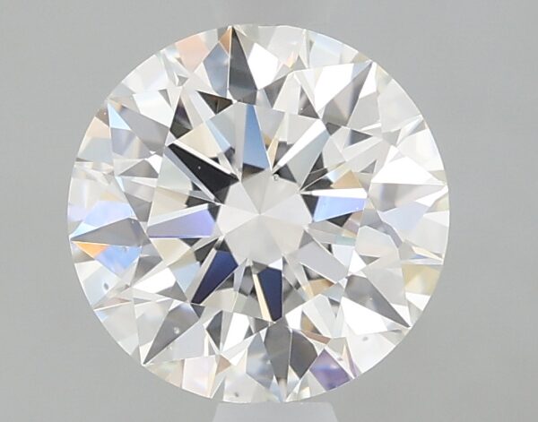 1.22 carat, F colour, VS2 clarity, Round shape, Lab Grown Diamond.