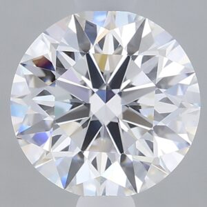 1.26 carat, E colour, VVS2 clarity, Round shape, Lab Grown Diamond.