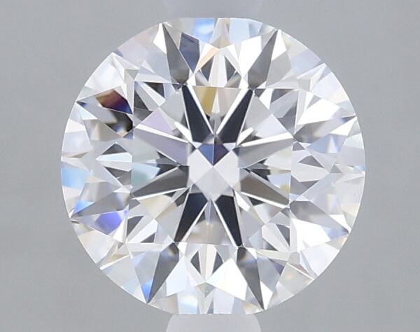 1.26 carat, E colour, VVS2 clarity, Round shape, Lab Grown Diamond.