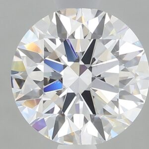 1.21 carat, D colour, VS1 clarity, Round shape, Lab Grown Diamond.