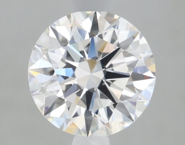 1.29 carat, F colour, VVS2 clarity, Round shape, Lab Grown Diamond.