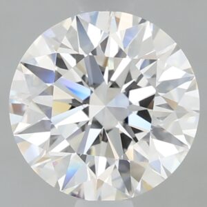 1.29 carat, E colour, VVS2 clarity, Round shape, Lab Grown Diamond.