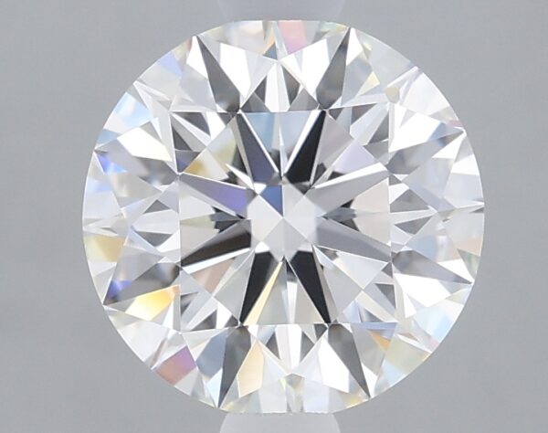 1.29 carat, F colour, VVS2 clarity, Round shape, Lab Grown Diamond.