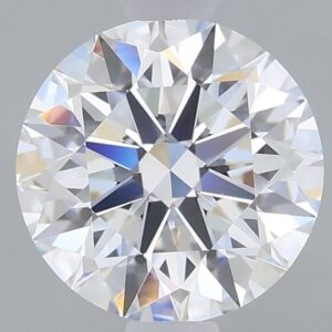 1.28 carat, E colour, VVS1 clarity, Round shape, Lab Grown Diamond.