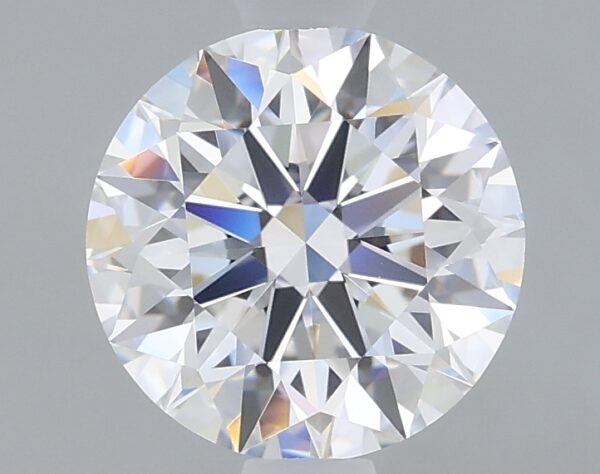 1.28 carat, E colour, VVS1 clarity, Round shape, Lab Grown Diamond.