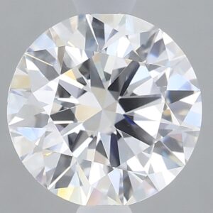 1.28 carat, E colour, VVS2 clarity, Round shape, Lab Grown Diamond.