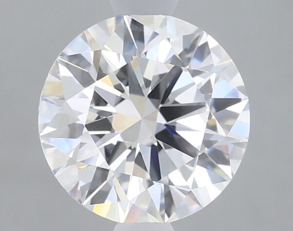 1.28 carat, E colour, VVS2 clarity, Round shape, Lab Grown Diamond.