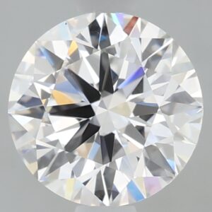1.18 carat, E colour, VVS1 clarity, Round shape, Lab Grown Diamond.