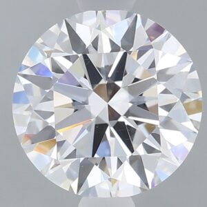 1.21 carat, D colour, VS2 clarity, Round shape, Lab Grown Diamond.