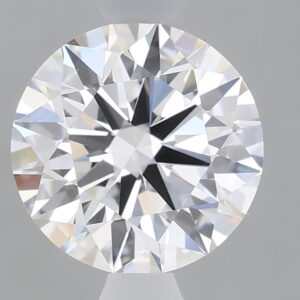 1.3 carat, E colour, VVS2 clarity, Round shape, Lab Grown Diamond.