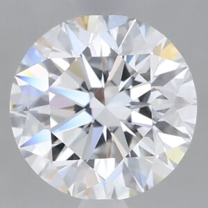 1.23 carat, E colour, VVS1 clarity, Round shape, Lab Grown Diamond.
