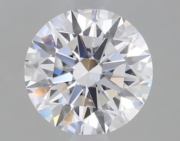 1.26 carat, D colour, VS1 clarity, Round shape, Lab Grown Diamond.