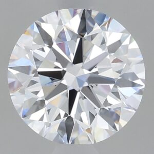 1.11 carat, F colour, IF clarity, Round shape, Lab Grown Diamond.
